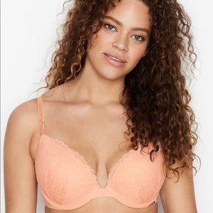 Victoria’s Secret Cotton Eyelet Push-up Bra